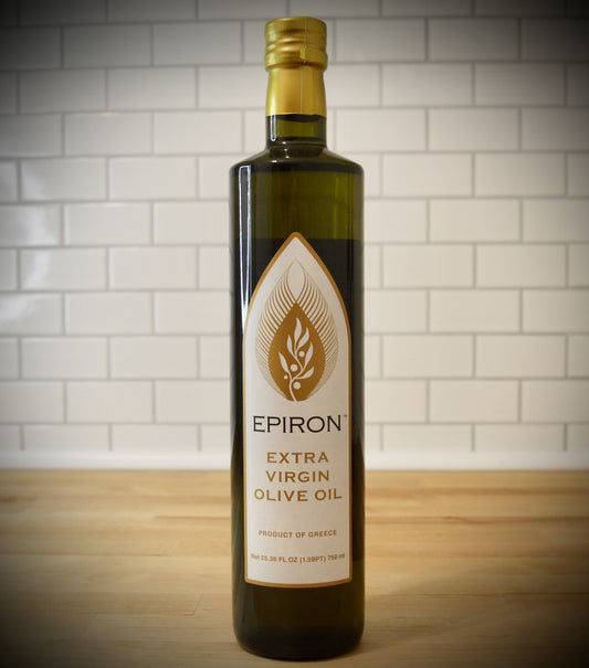 Epiron 750ml (25.4 fl oz) Extra Virgin Olive Oil (glass bottle)